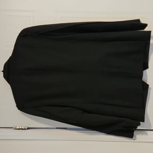 Full circle Mens Gray Wool blend Tuxedo Blazer (38) Pants (30) double breasted - Picture 5 of 9